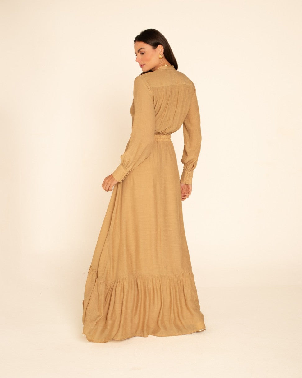 Robe longue Joana Bege