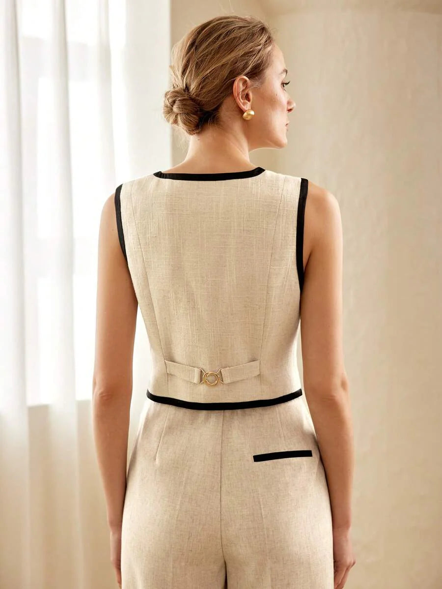 Conjunto COLETE DE DOIS BOTÕES