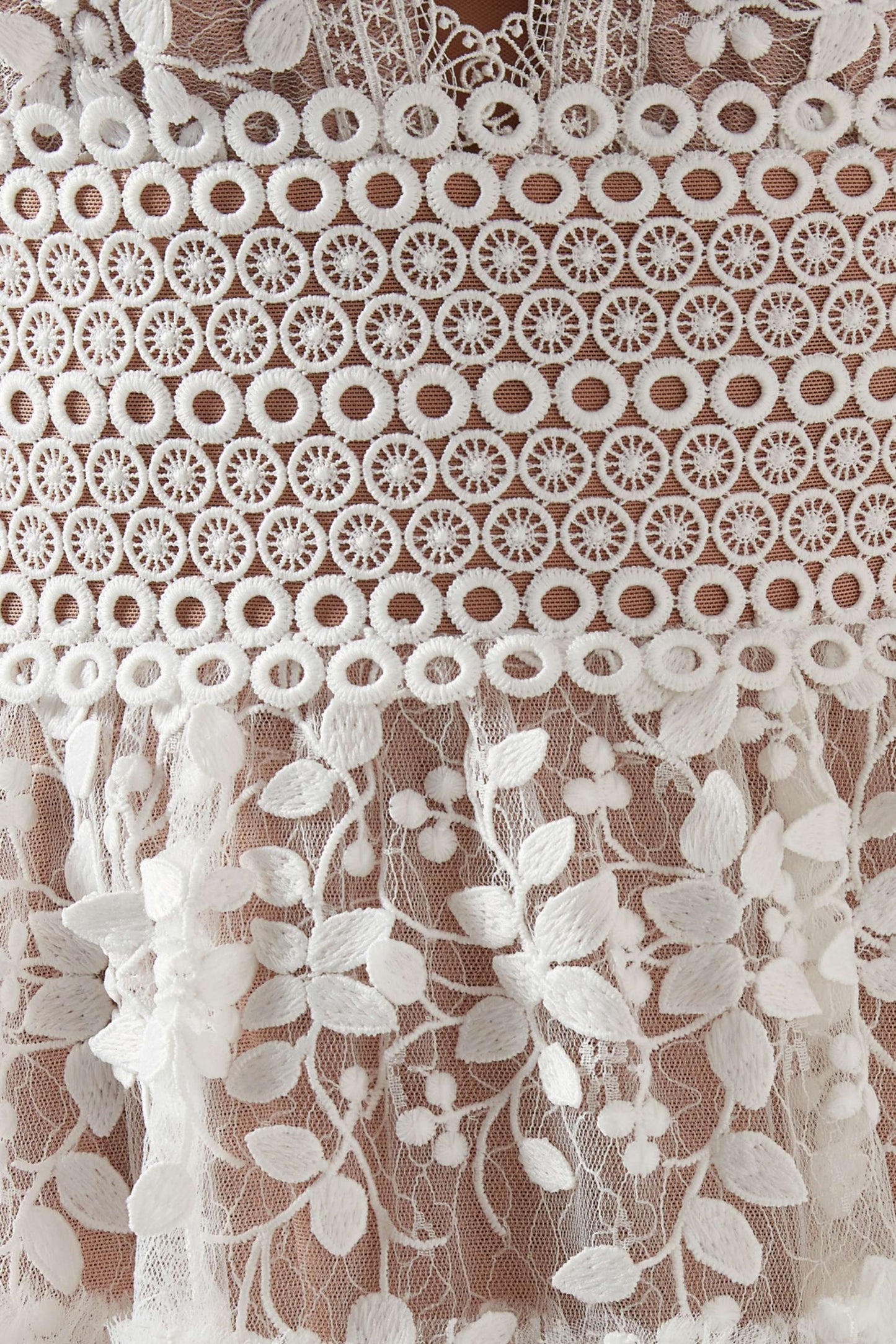 Robe Curto Kleid Megan Bronx et Branco