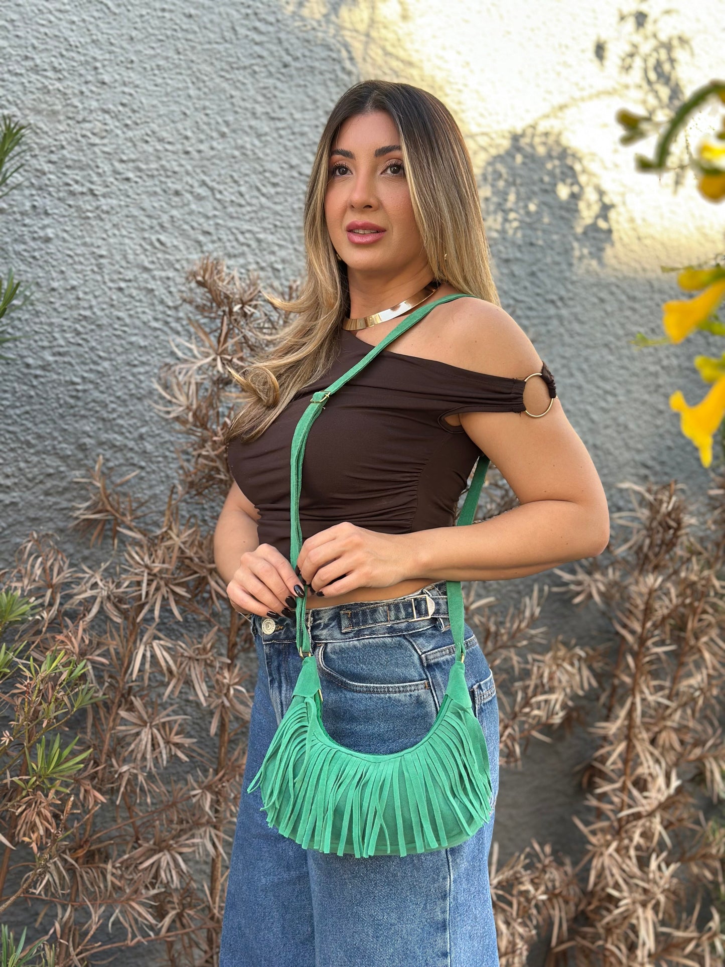 Sac Boho avec Franjas - Modèle Compact et Estiloso