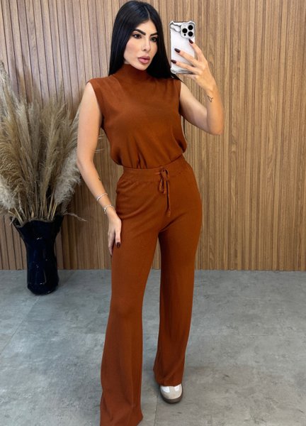 Conjunto Maristela Modal - Terre cuite