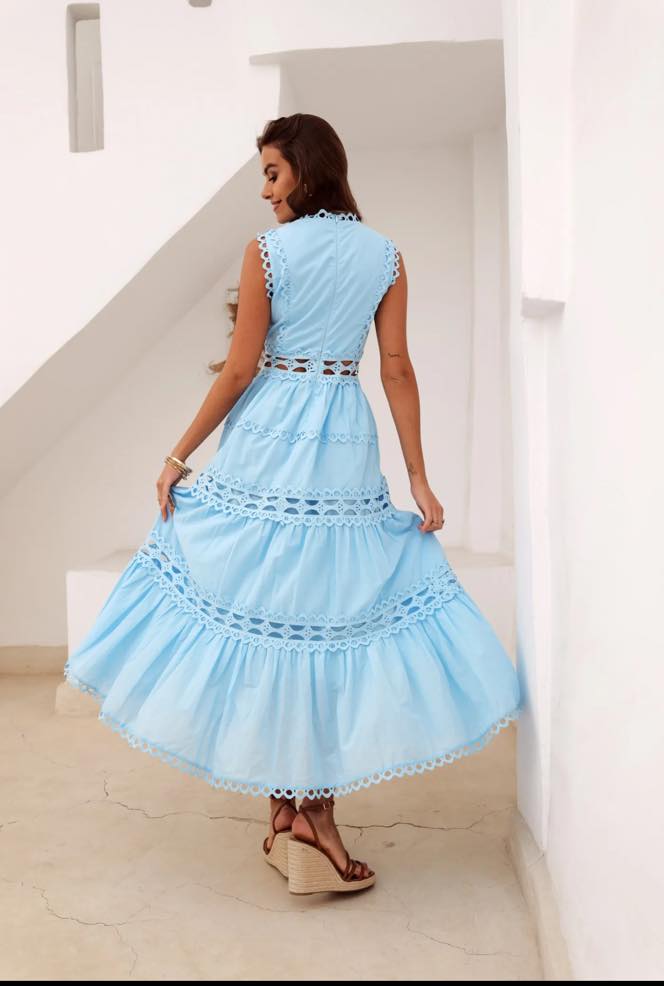 Robe longue à un moment avec rendez-vous – Elegância Atemporal