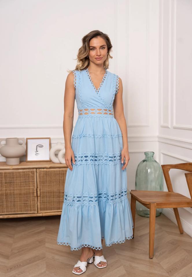 Robe longue à un moment avec rendez-vous – Elegância Atemporal