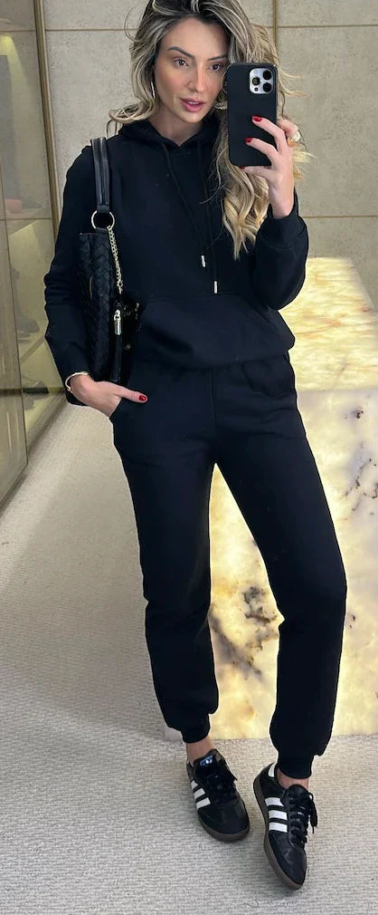 Ensemble Moletom Flanelado