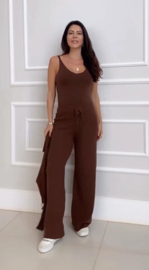 Conjunto Hellen - Blusa, Casaco et Calça