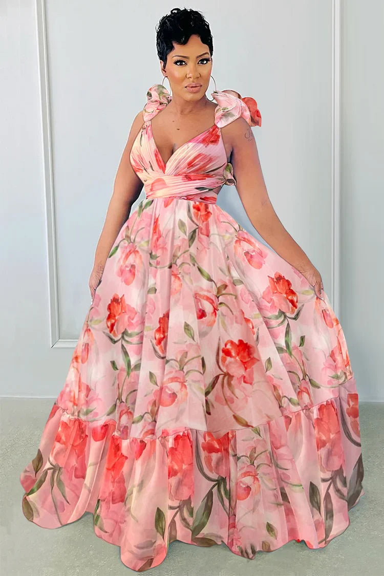 Robe Rosette Florale