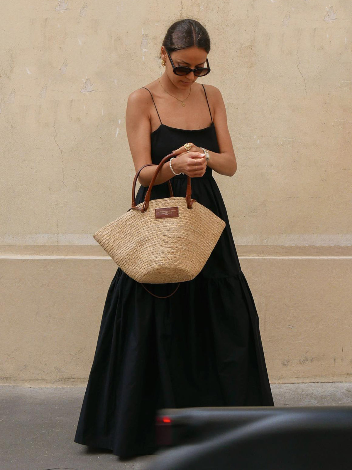 Robe Longo Liso avec Costas Nuas
