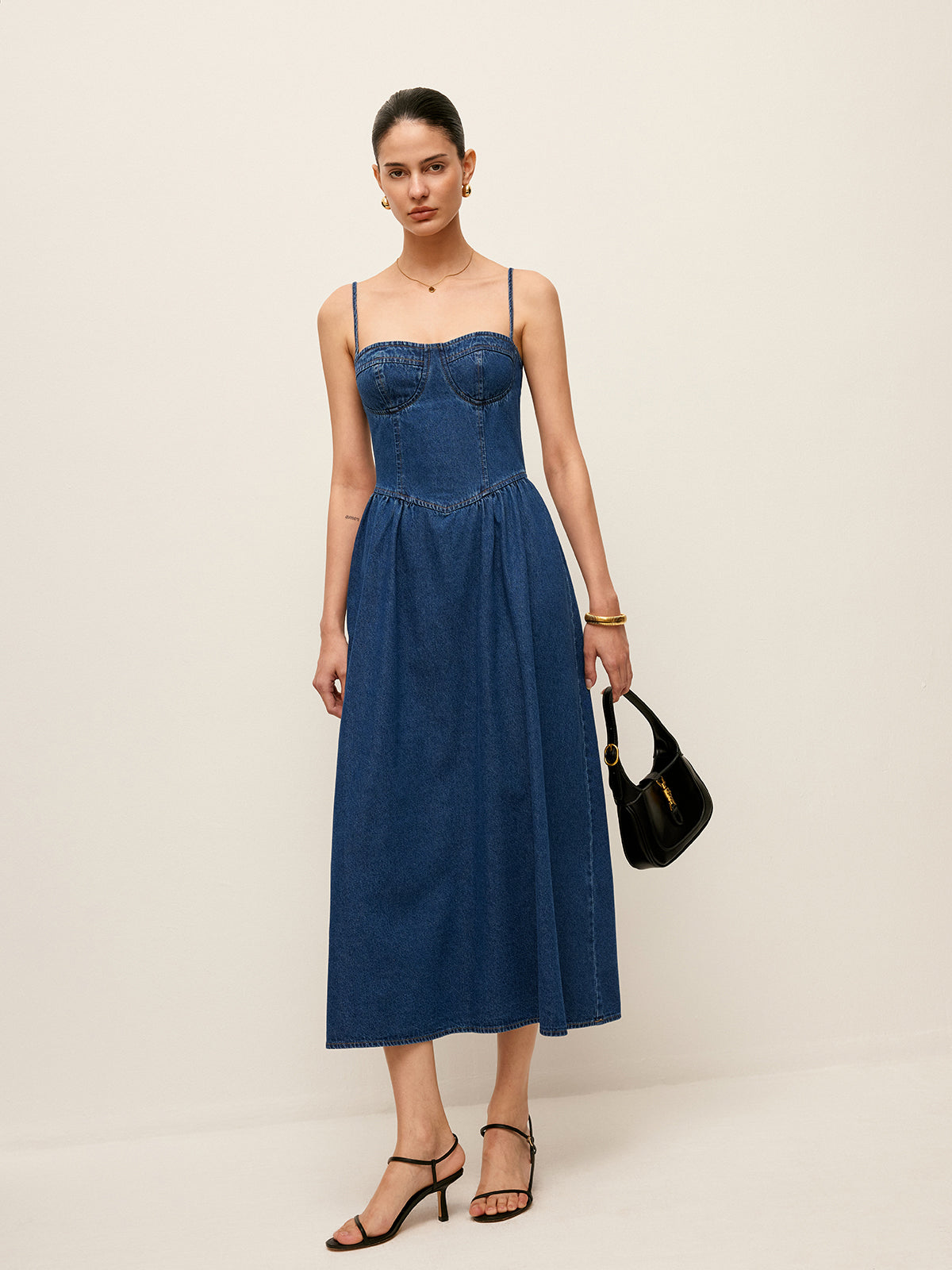 Robe Jeans avec Gola Coração