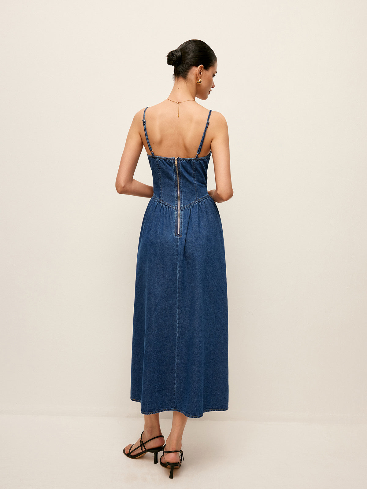 Robe Jeans avec Gola Coração
