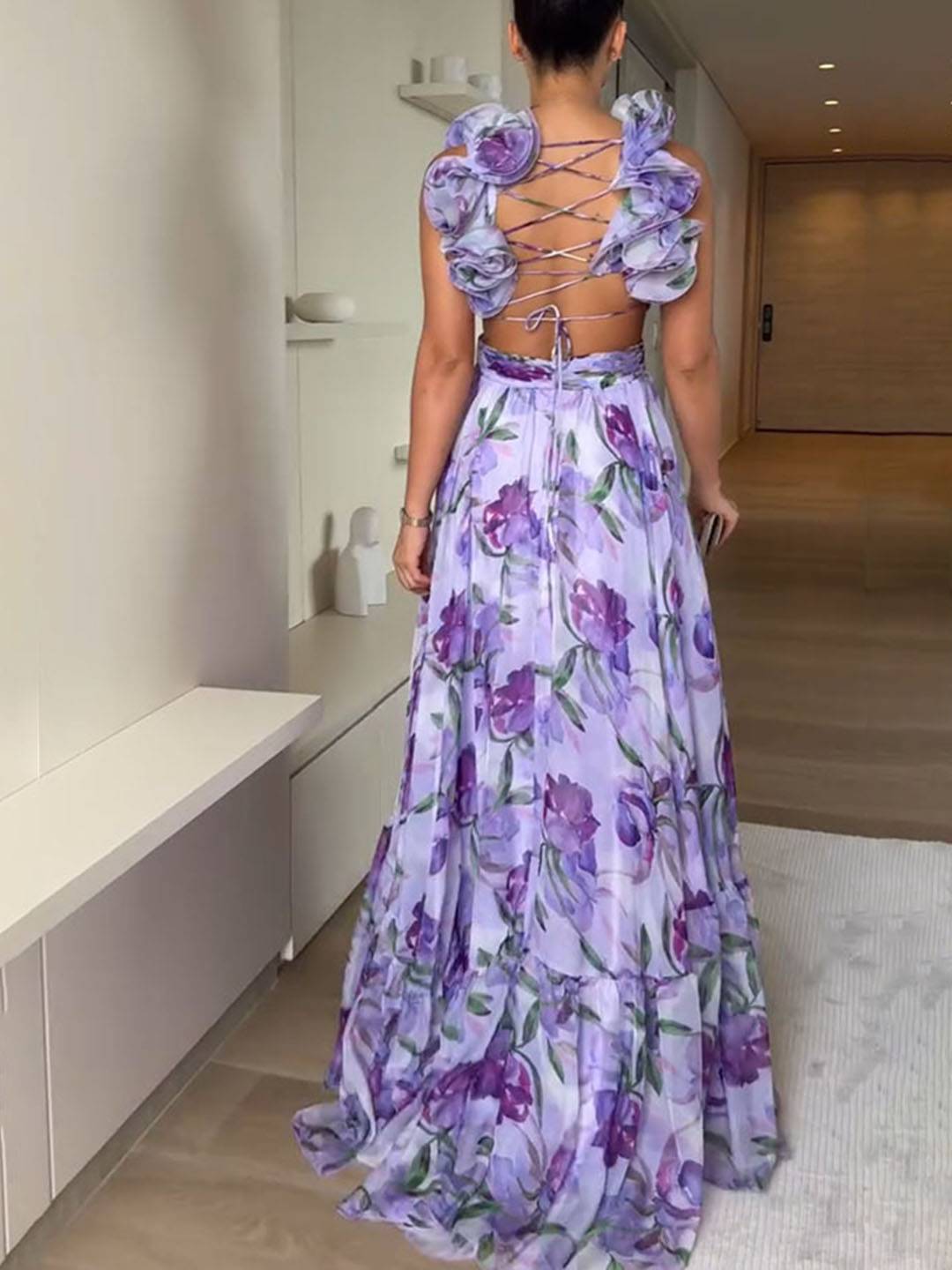 Robe Camille Cross Floral
