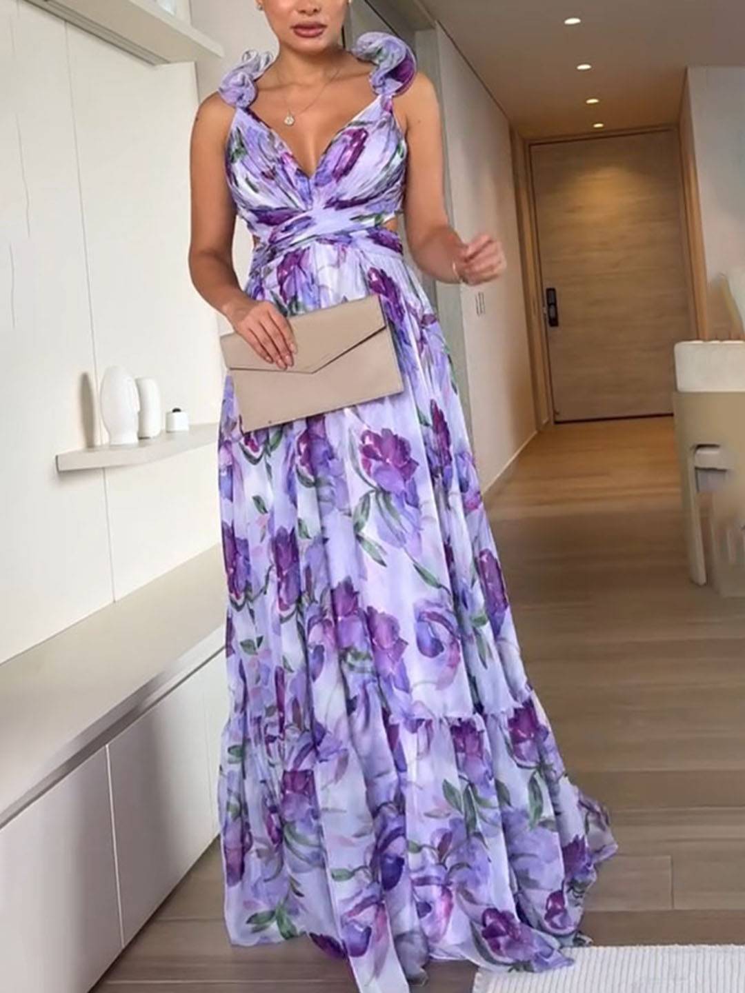 Robe Camille Cross Floral