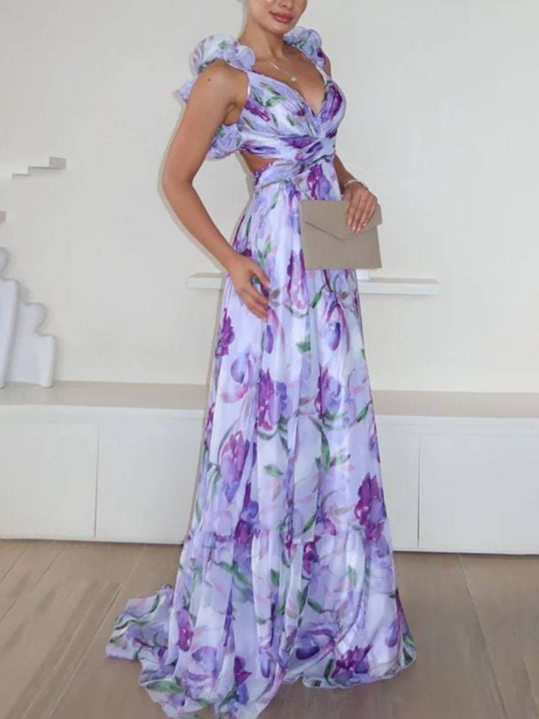 Robe Camille Cross Floral