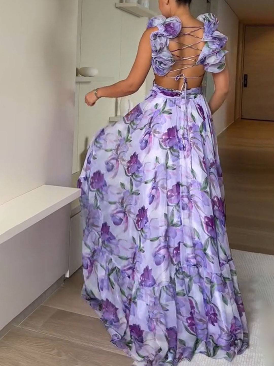 Robe Camille Cross Floral