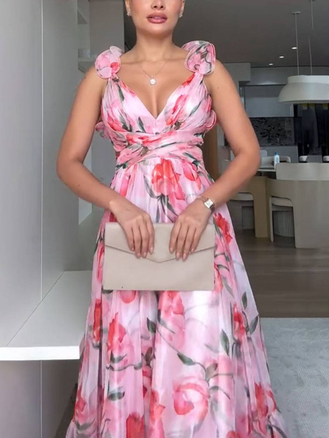 Robe Camille Cross Floral