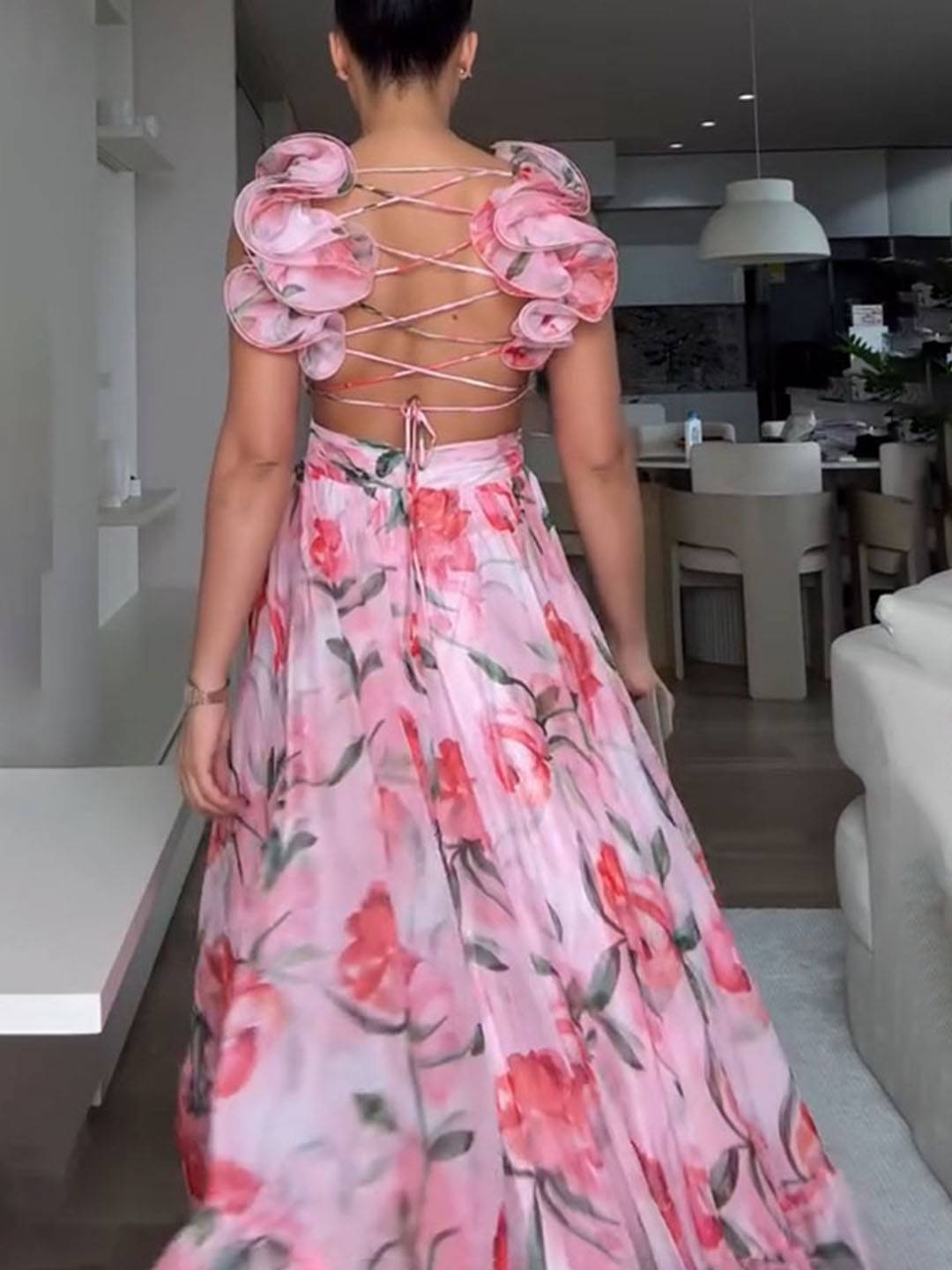 Robe Camille Cross Floral