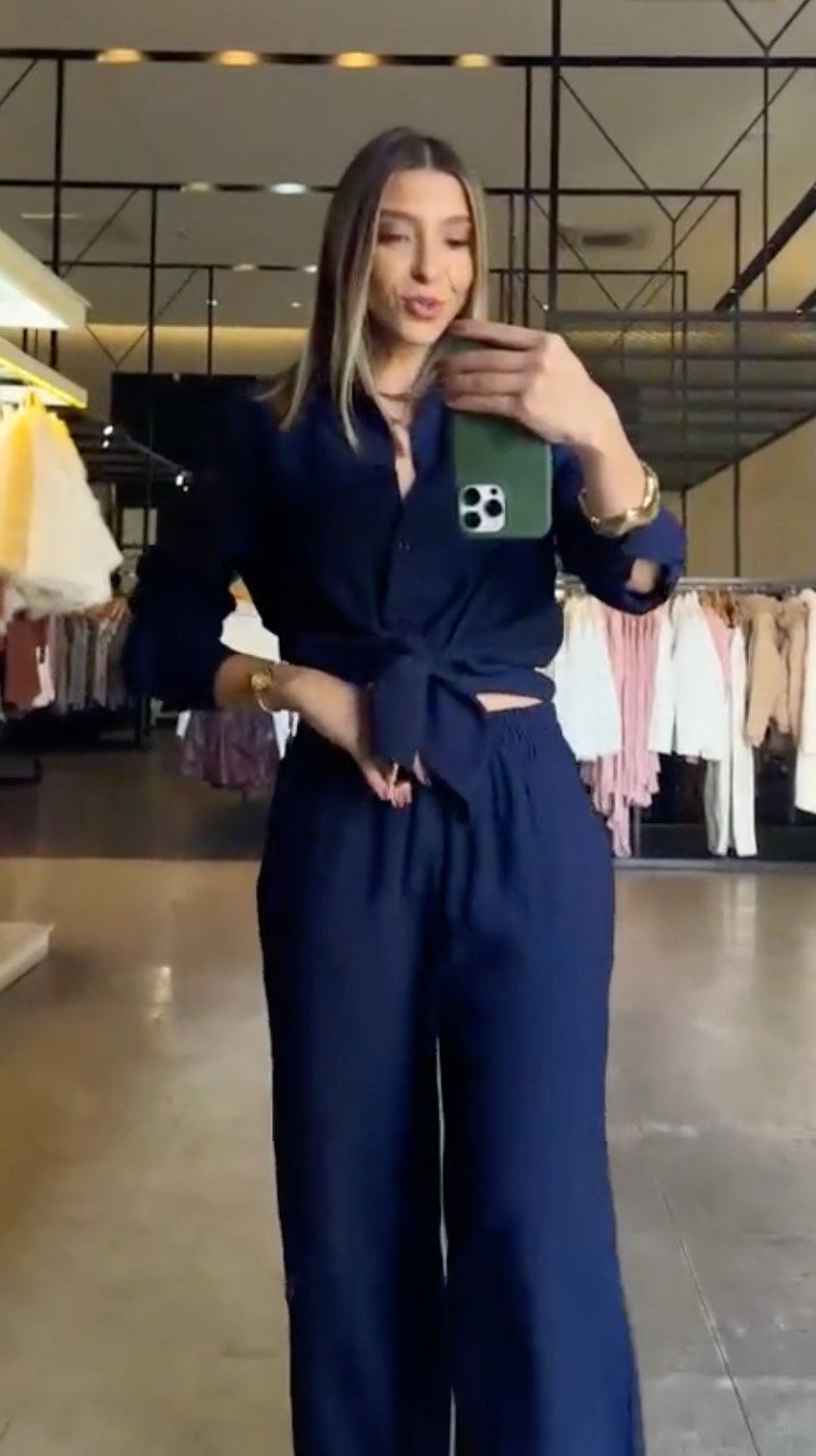 Ensemble Heloisa Camisa et Calça Pantalona chez Marant