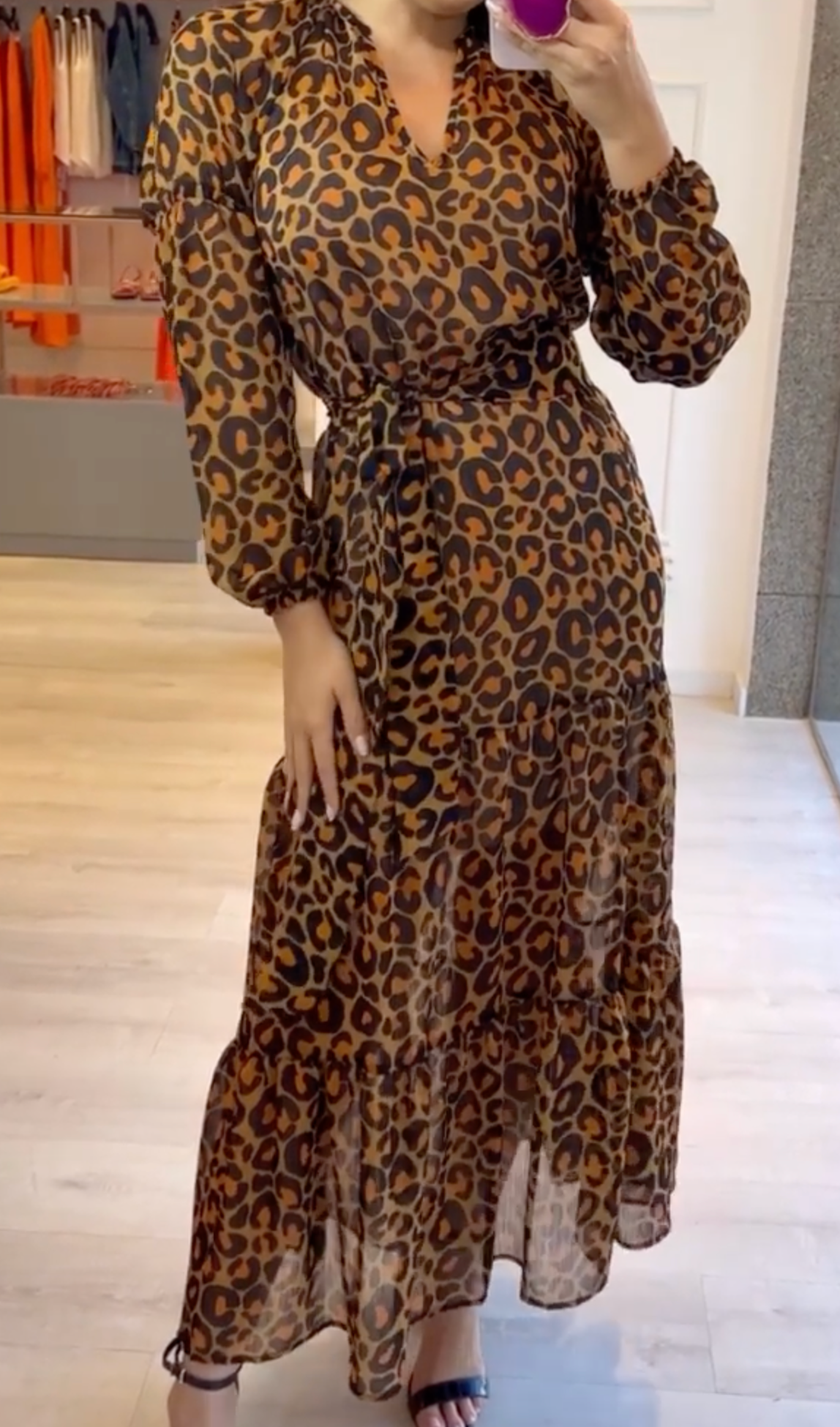 Robe Helenna à imprimé animal
