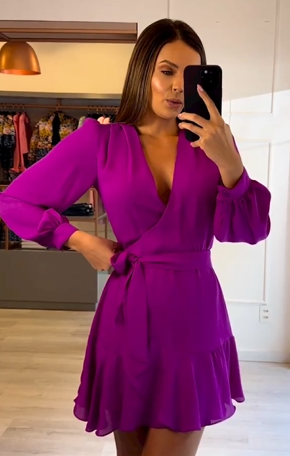 Robe violette