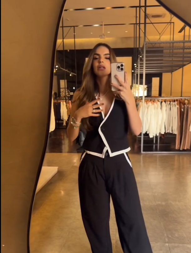 Conjunto Alfaiataria Noir Blanc