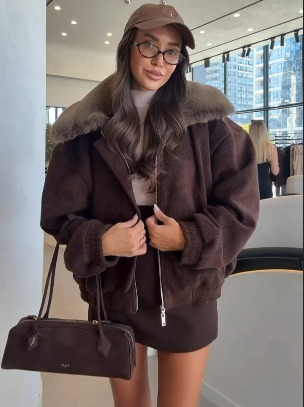 Blouson Éloïse en Mouton Synthétique