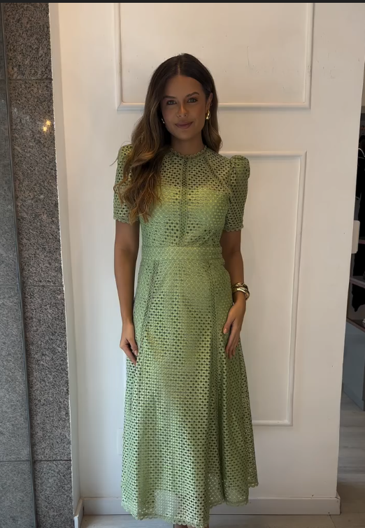 Robe Aurélie Verde Pistache