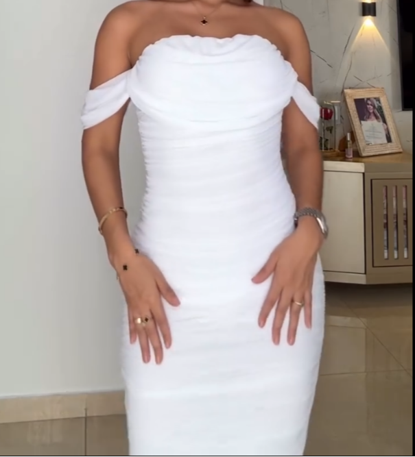 Robe Isadora Longo Drapeado