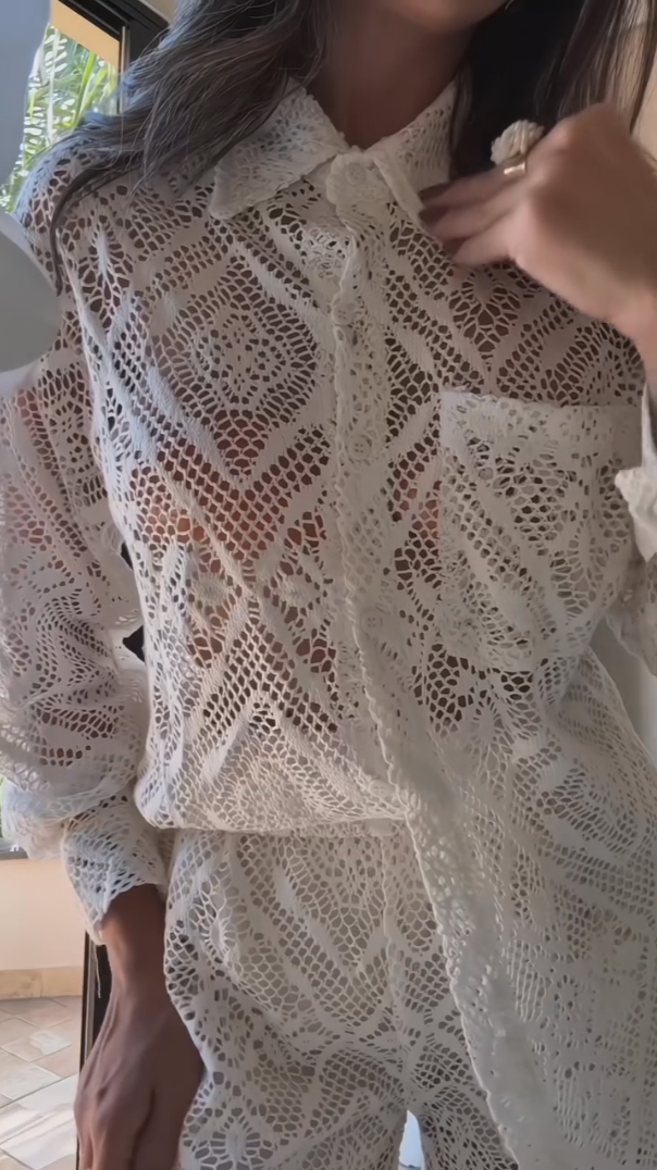 Conjunto Svetlana – Renda Off White