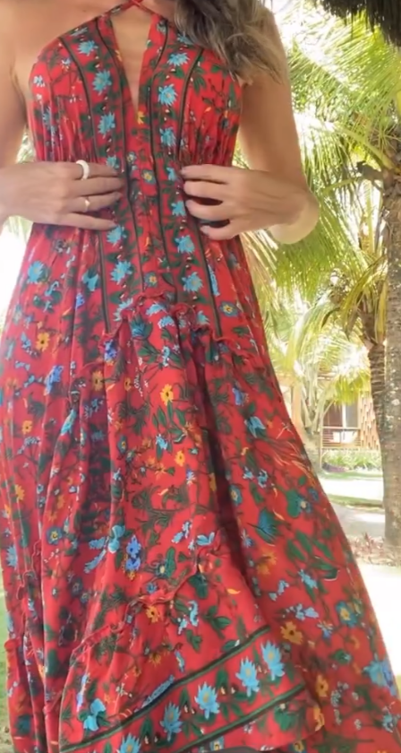 Robe longue Flora Tropicália