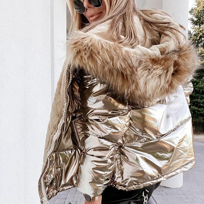 Casaco Feminino Ashley avec Capuz de Pelo – Style et confort pour l'hiver