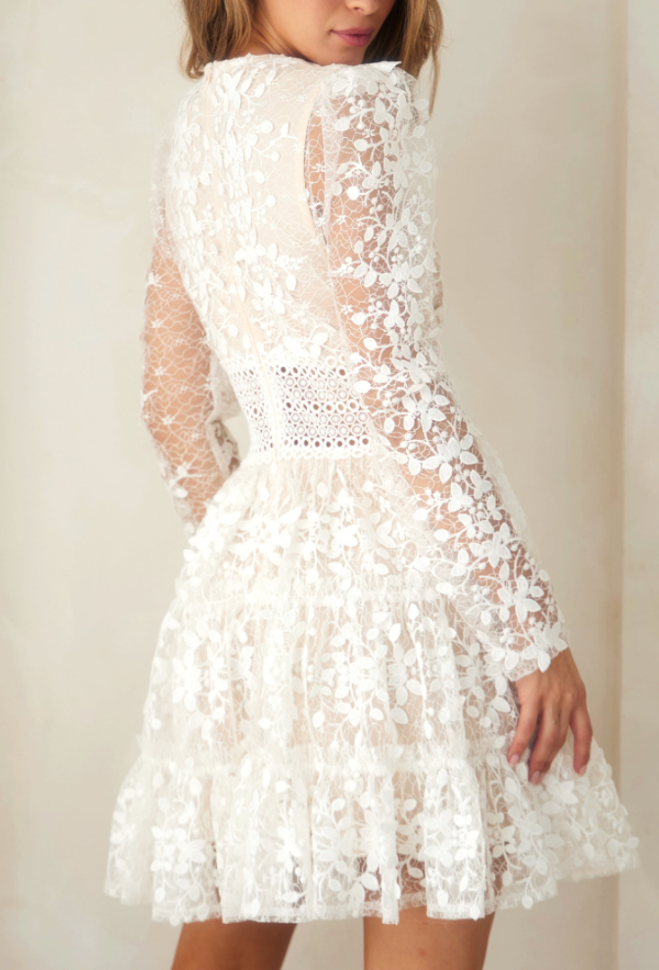 Robe courte en tissu Willow