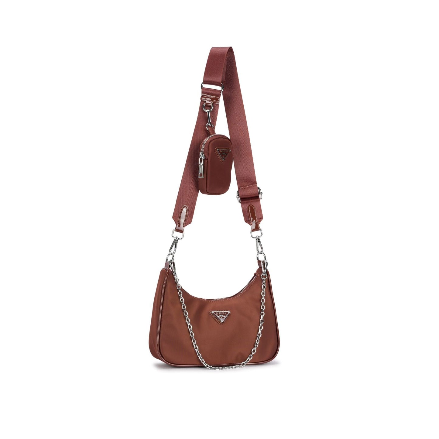 Sac Transversal Nylon avec Grande Taille et Porta-Moedas