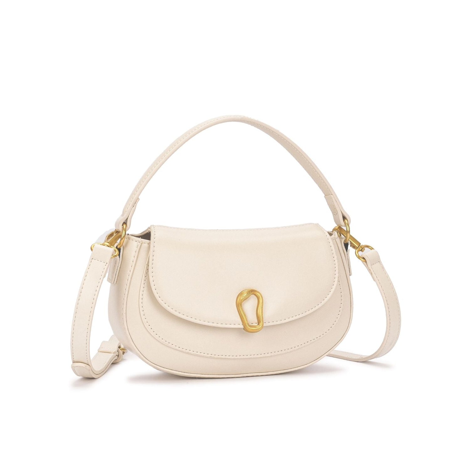 Sac Féminin avec Fecho Decorativo et Alça Curta