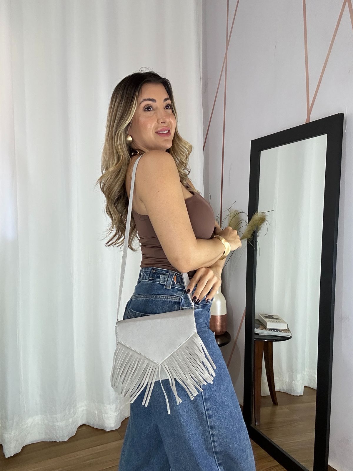 Sac Transversal avec Franjas – Style Boho Chic