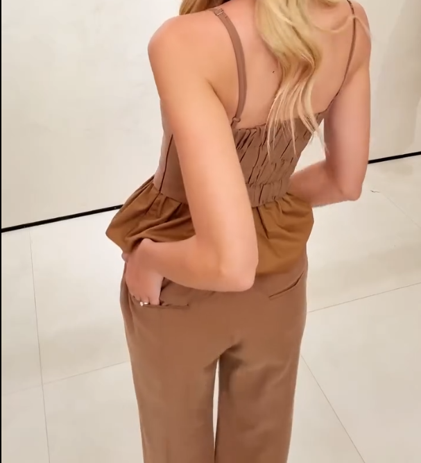 Ensemble Social Chic avec Peplum