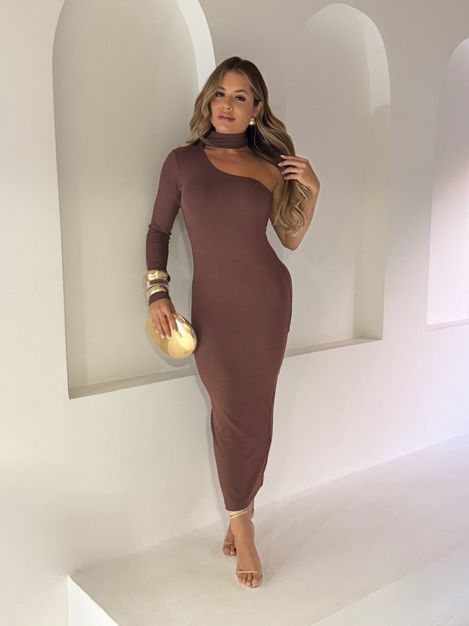 Robe mi-longue Manga Nula Cores