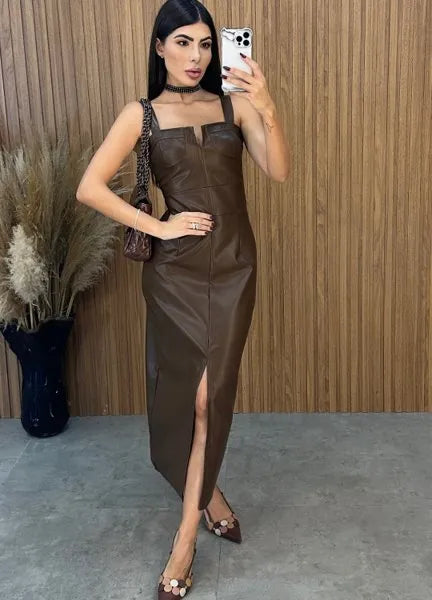 Robe Pilar Cuir
