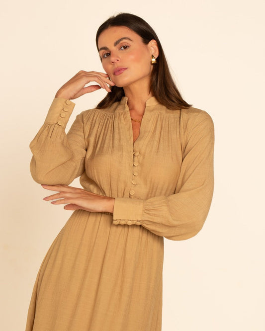 Robe longue Joana Bege 