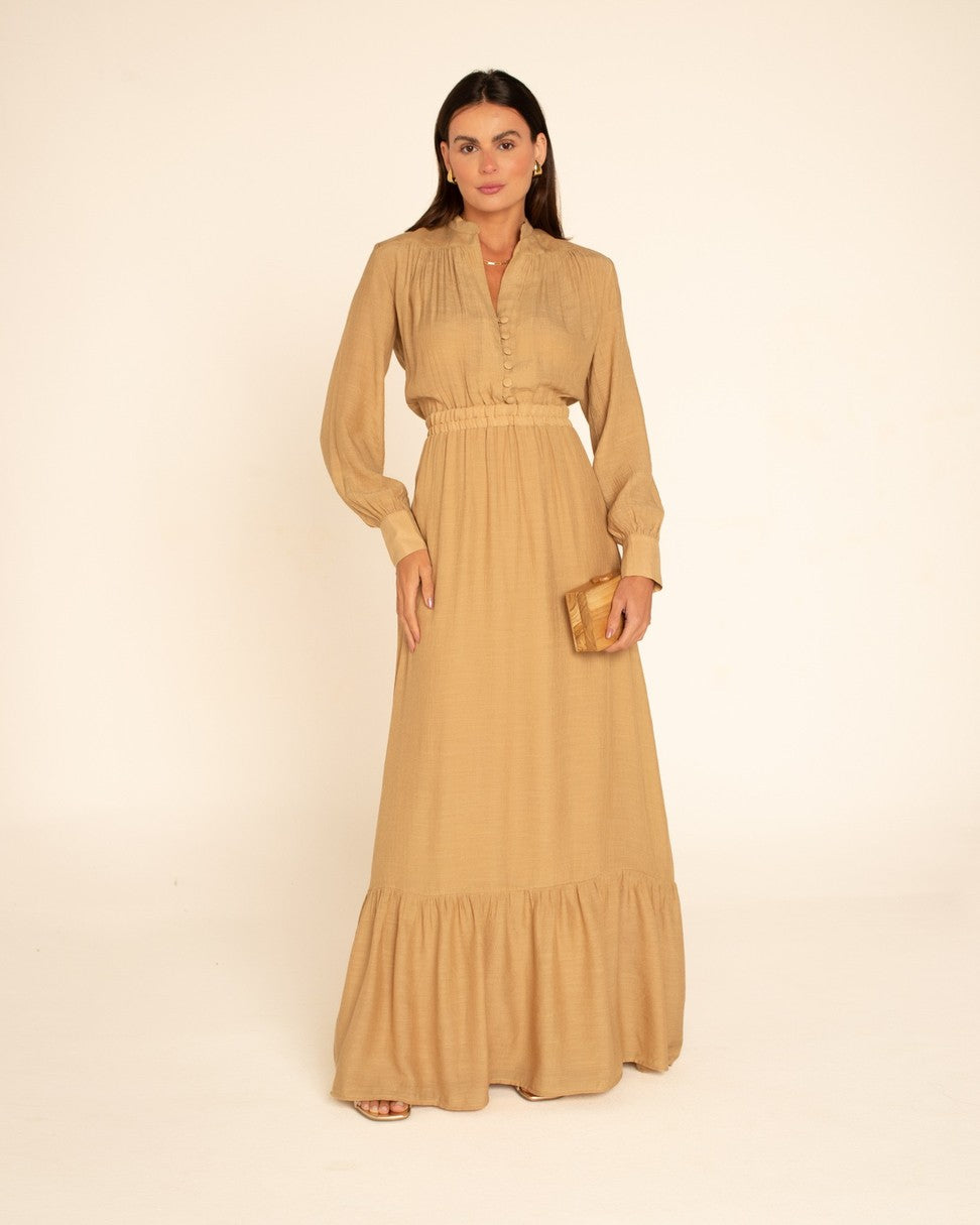 Robe longue Joana Bege 