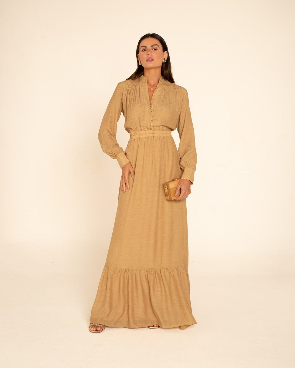 Robe longue Joana Bege 