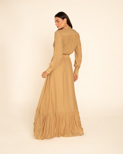 Robe longue Joana Bege 