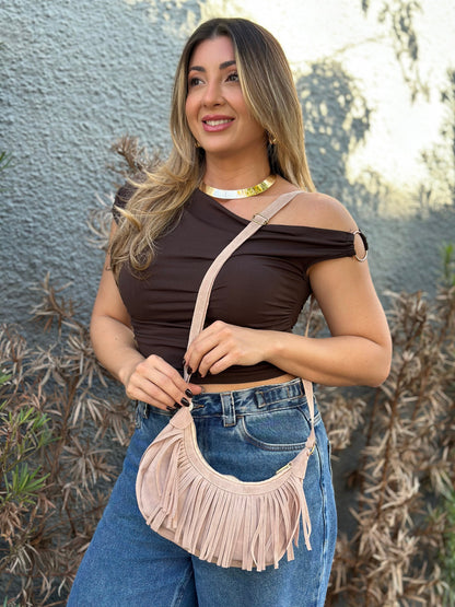 Sac Boho avec Franjas - Modèle Compact et Estiloso