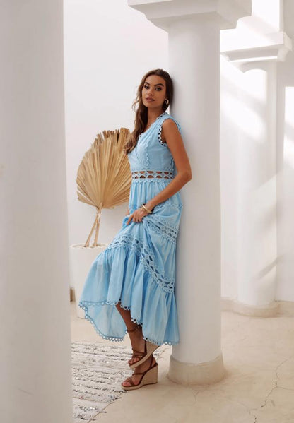 Robe longue à un moment avec rendez-vous – Elegância Atemporal 