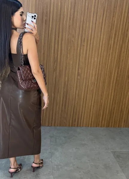 Robe Pilar Cuir