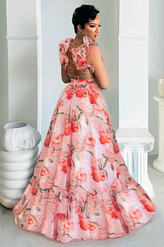 Robe Rosette Florale