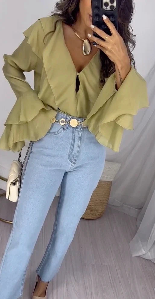 Conjunto Suzan - Calça e Blusa 