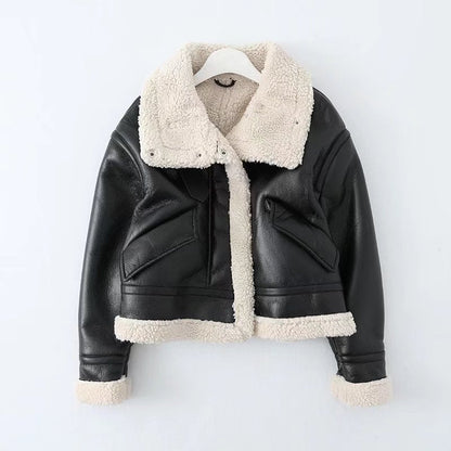 Veste en cuir Marthina 