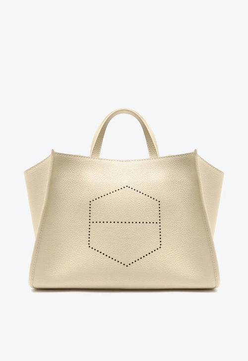 Bolsa Tote Off-white Couro Legítimo