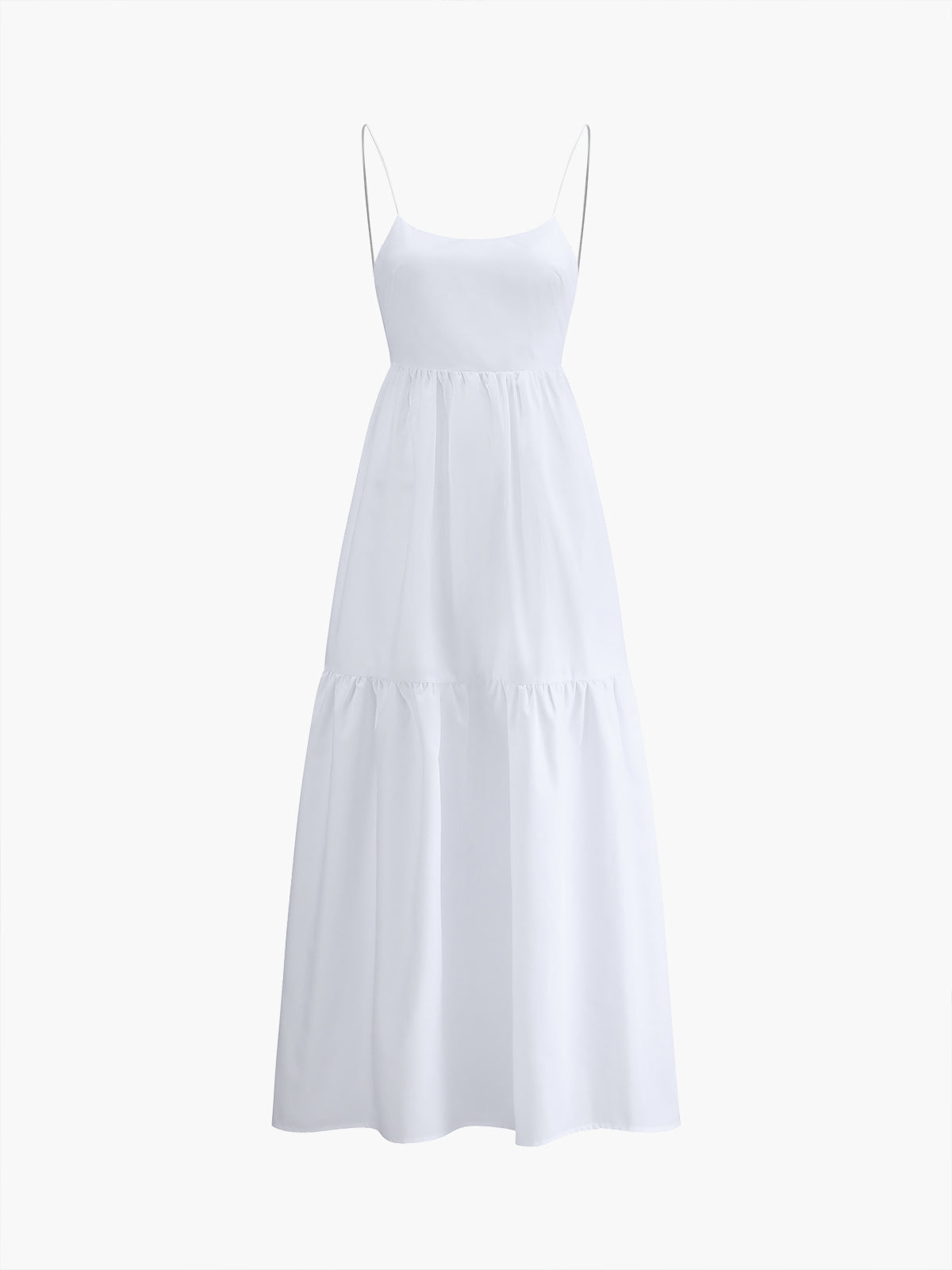 Robe Longo Liso avec Costas Nuas 