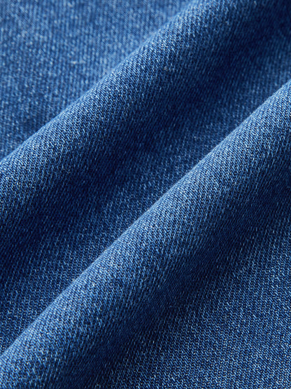 Robe Jeans avec Gola Coração 