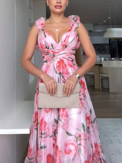 Robe Camille Cross Floral 
